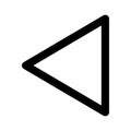 RewindLine Style vector icon which can easily modify or edit Royalty Free Stock Photo