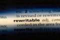 rewritable Royalty Free Stock Photo