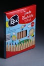 Rex Colored pencils from Aldi, copy space