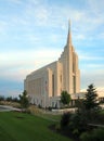 Rexburg, ID LDS Temple Mormon Royalty Free Stock Photo