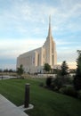 Rexburg, ID LDS Temple Mormon Royalty Free Stock Photo