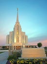 Rexburg, ID LDS Temple Mormon Royalty Free Stock Photo