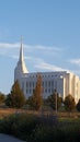 Rexburg Idaho Mormon temple Royalty Free Stock Photo