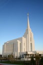 Rexburg LDS Temple Royalty Free Stock Photo