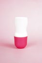 The Rexona deodorant is placed against a pink background, creating a soft and appealing visual Royalty Free Stock Photo