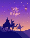 Three Wise Men. Epiphany. Kings Day. Royalty Free Stock Photo