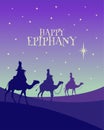 Three Wise Men. Epiphany. Kings Day. Royalty Free Stock Photo