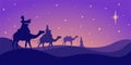 Three Wise Men. Epiphany. Kings Day. Royalty Free Stock Photo