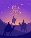 Three Wise Men. Epiphany. Kings Day. Royalty Free Stock Photo