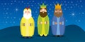 Happy Epiphany day card Royalty Free Stock Photo