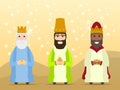 Happy Epiphany day card Royalty Free Stock Photo