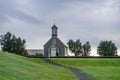 Reykholt, Iceland: The old church 1886-1887 at Snorrastofa Royalty Free Stock Photo