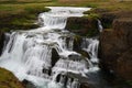 Reykjafoss waterfall located near Varmahlid in Iceland