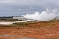 Reykjanes geothermal power Royalty Free Stock Photo