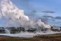 REYKJANES, ICELAND - AUGUST 29, 2019: Geothermal Reykjanes Power Station Royalty Free Stock Photo