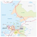 Reykjavik administrative map