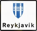 Reykjavik Boundary Sign In Iceland
