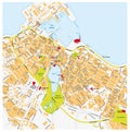 Reykjavik city map