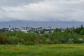 Reykjavik city panorama in iceland