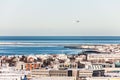 Reykjavik city view of Hallgrimskirkja from Perlan Dome Royalty Free Stock Photo