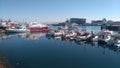 Reykjavik harbour reflection