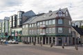 Typical Icelandic architecture in the city center, Reykjavik, Iceland