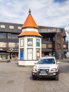 Typical Icelandic architecture in the city center, Reykjavik, Iceland