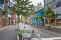 Reykjavik, Iceland, August 30, 2020: View of Laugavegur street i