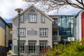 Hotel Reykjavik Centrum, Traditional Icelandic ironclad white building, Iceland