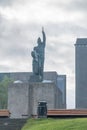 The famous statue by Einar Jonsson, up on Arnarholl in Reykjavik