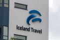 Logo and sign of Iceland Travel, tavel company tour operator