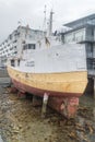 Old Icelandic fishing boat Gullborg in the Old Harbor Reykjavik