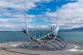 The Sun Voyager sculpture by Jon Gunnar Arnason