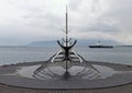 REYKJAVIK, ICELAND - June 19th, 2021: Luxury yacht Le Grand Bleu, owned by Roman Abramovich, one of the largest privately owned