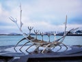 Sun Voyager sculpture by Jon Gunnar Arnason