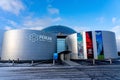 Reykjavik, Iceland - 01.19.2020 : Perlan museum in Reykjavik Iceland with blue sky Royalty Free Stock Photo