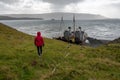 Beached whaling ships in Hvalfjordur - Whale Fjord - near Reyjavik, Iceland.