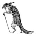 Reynard the Fox: Reynard`s Father, vintage illustration