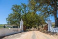 Reyneke estate organic vineyard, winery entrance Royalty Free Stock Photo