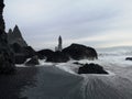 Reynifsjara black sand beach, Iceland Royalty Free Stock Photo