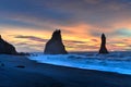 Reynisdrangar on Reynisfjara Beach