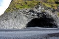 Reynisdrangar rock formation in Vik i Myrdal Royalty Free Stock Photo