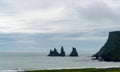 Reynisdrangar Trolls rocks near Vik i Myrdal - Iceland Royalty Free Stock Photo