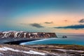 Reynisfjara beach and Reynisdrangar rock formation Royalty Free Stock Photo