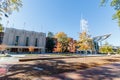 Reynolds Coliseum and Talley Student Union at NCSU Royalty Free Stock Photo