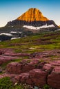 Reynolds Mountain in the Logan Pass area of Glacier National Park, Montana