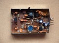 Old electronic circuit board