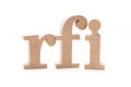 RFI  Request for Information Royalty Free Stock Photo