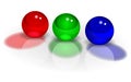 RGB balls image VECTOR Royalty Free Stock Photo