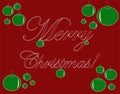 Merry Christmas vector illustration, wallpaper and background Royalty Free Stock Photo